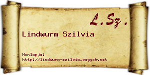 Lindwurm Szilvia névjegykártya